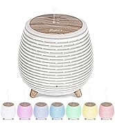 Pinci Aromatherapy Essential Oil Diffuser with Auto Shut-Off Function,7 Colorful Colors Lights Cl...