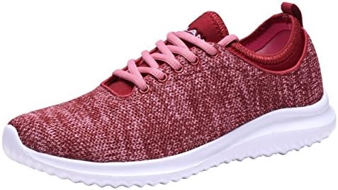 SQ-W1 Lightweight Women's Fashion Sneakers Casual Sport Shoes Pink-8.5