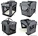 EliteField 3-Door Folding Soft Dog Crate with Carrying Bag and Fleece Bed (2 Year Warranty), Indoor & Outdoor Pet Home (36