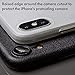Caudabe Veil XT iPhone Xs Ultra Thin Case with Micro-Etched Matte Texture for iPhone Xs (Stealth Black)