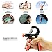 Adjustable Grip Strength Trainer,Hand Exerciser Grip Strengthener Squeeze Spring Resistance 11-132Lbs(5-60KG),Hand Press Exercise Gripper Best for Hand Wrist Forearm Flexor Strengthening Workout