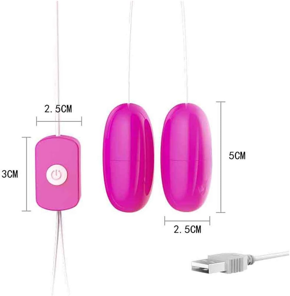 1 Vibration Silent Waterproof Durable Double Egg Silent and Waterproof Love Egg kegal Ball