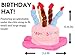 Dog Birthday Party Decorations Kit by Blast in a Box (Pink Hat): Puppy Cake Mix, Birthday Dog Bandana, Cake Hat, WOOF and Pawty Balloons