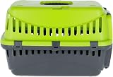 Kerbl Transport Box Expedion 45x30x30 cm Green Grey Plastic Door view 5