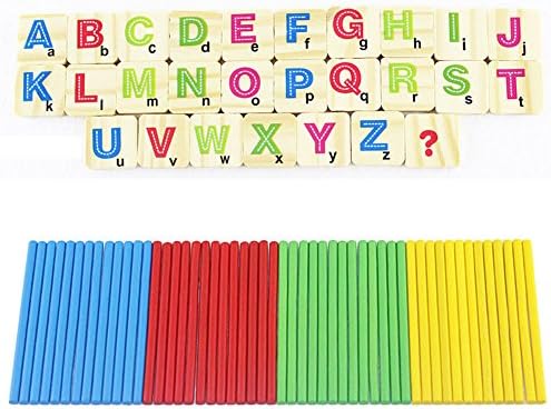 NEW Children Wooden Numbers Mathematics Early Learning Counting Educational Toy