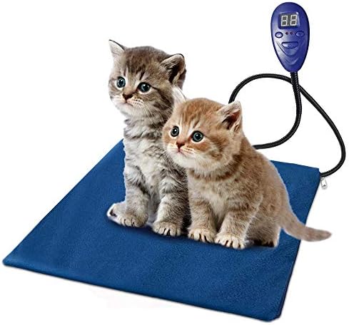 Vooph ペット ホットカーペット 犬猫 ヒーターマット ホットマット 犬 ねこ 加熱パッド いぬ ベッドマット 暖房パッド 加熱 ポカポカ ヒーター ホット クッション 猫 中小型 小動物対応 寒さ対策 噛み付き防止 暖かい 省エネ ７段階温度調節 コントローラー 過熱保護 Pse