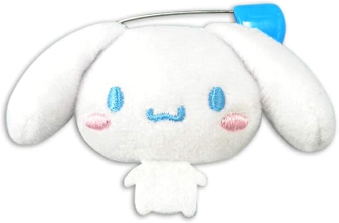 Amazon ぬいぐるみバッジ シナモロール サンリオグッズ サンリオキャラクターズ バッジ かわいい 小物 雑貨 バッジ おもちゃ
