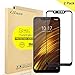 [2-Pack] AOLANDER Xiaomi Pocophone F1 Screen Protector, [Anti-Scratch][Anti-Fingerprint][Bubble Free] Tempered Glass Screen Protector for Xiaomi Pocophone F1 (Black) (Black)