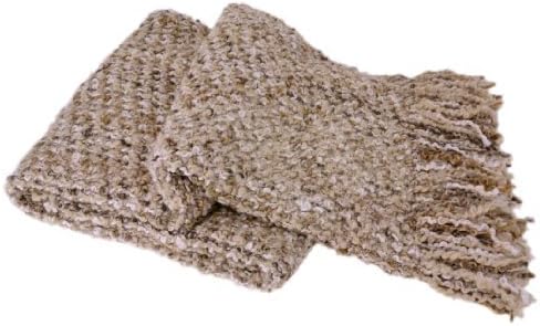Kennebunk Home Canyon Luxurious Woven Throw, Linen by Kennebunk Home