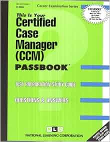 Certified Case Manager Ccm Passbooks Career