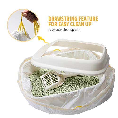 KONE Cat Litter Box Liners, 14 Count Jumbo Extra Durable Large