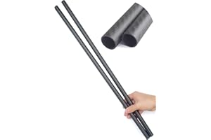 CNCARBONFIBER 2pcs 600MM Length Carbon Fiber Tube 16x14x600MM,10~50MM Available,3K Roll Wrapped Twill Matte Finish