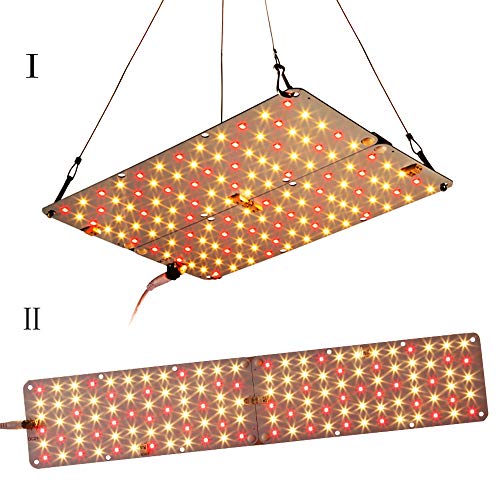 Aceple LED Grow Light, 20W Thin Panel Full Spectrum, Warm White Plant Light for Hydroponics Indoor Plant Veg and Flower