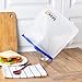 Max K Reusable Zip Lock Gallon Size Bags for Freezer, PEVA Food Storage, Kids Snacks, Frozen Fruits, Marinade & Portion Meat, Ziplock Resealable & Leakproof, 10 Pack (10 x Gallon)