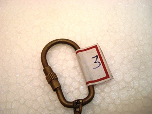 Brass 50 Years CALENDOR Key Chain- Collectible Marine Nautical Key Ring from Brass Blessing (5039-3)