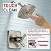 Delta Faucet Ashlyn 17 Series Dual-Handle Shower Faucet, Shower Trim Kit with Single-Spray Touch-Clean Shower Head, Stainless T17264-SS (Valve Not Included)