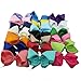 XIMA 20pcs 8inch baby Boutique Grosgrain Ribbon Hair Bows Clips for Baby girls Hair bows (With Alligator, Mixcolors)