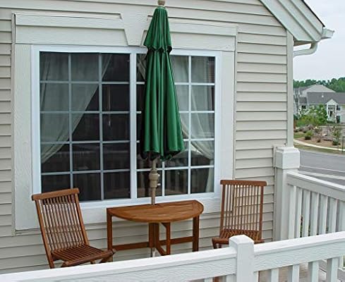 Amazon Com Blue Star Group Off The Wall Brella Olefin Half Umbrella 7 5 Width Yellow Garden Outdoor