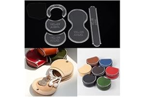 BAENRCY Coin Purse Acrylic Template Leather Pattern Acrylic Leather Pattern Leather Templates for Wallet