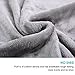 MEROUS Soft Queen Size Fleece Bed Summer Blanket 330 GSM Warm Cozy Microfiber Fuzzy Lightweight All Season Blankets for Couch Travel Sofa,Gray