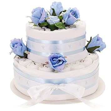 two tier diaper cake
