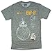 Star Wars BB-8 The Sensor Astro Droid Licensed Graphic T-Shirt - Large