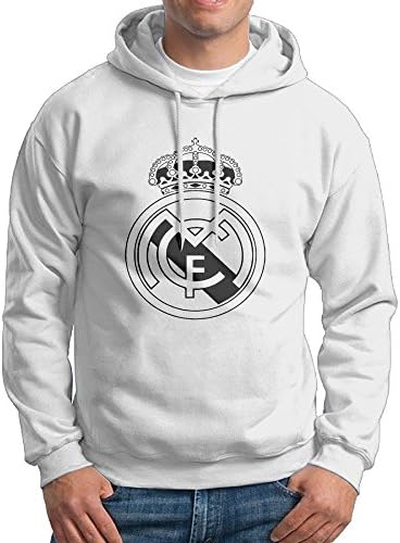 Real Madrid C.F. Logo Football Club Men Hoodies 90s