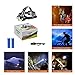 LED Headlamp Flashlight, USB Rechargeable LED Headlamp- Waterproof & Comfortable Headlight, Battery Powered Helmet Light, 8000 Lumen 4 Light 5 Modes Super Bright Outdoor Camping Biking (Black)
