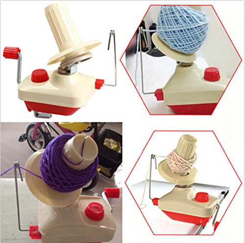 TNS STORE Hand Operated Yarn Winder Fiber Wool String Ball Thread Skein Winder Machine US