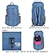 TB TIBAG 35L/40L Packable Lightweight Waterproof Travel Sports Duffel Backpacks Bag (40L, LIGHT BLUE)