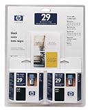 HP 29 Black Ink Cartridge Twin Pack (51629A)