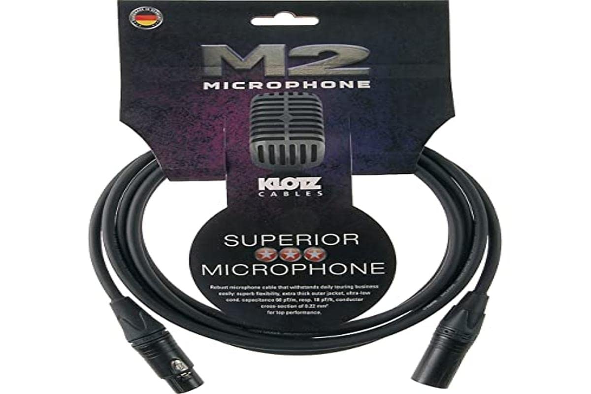 Klotz M2FM1 Microphone Cable 3 m Black