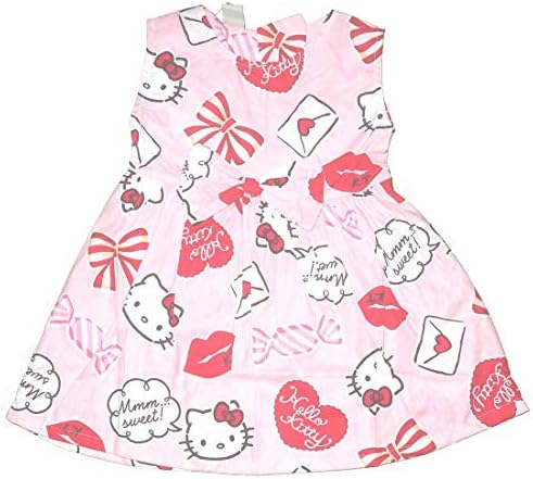 Toddler Baby Girls Hello Kitty Sleeveless Dresses