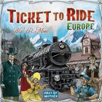 ONLINE KART Ticket to Ride Europe Board Game
