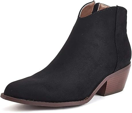 comfortable suede booties