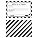DISTINCTIVS Black and Silver Graduation Advice Cards - 25 Pack, Guest Wishes and Advice for the Graduate Cards
