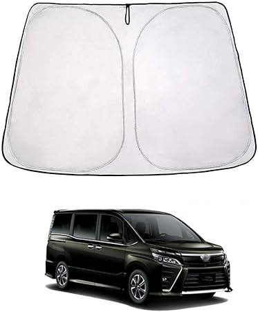 Amazon Lexleys トヨタ ヴォクシー ノア 80系 改良専用 フロント サンシェード Naoh Voxy 遮光 カーテン シェード 日よけ 車 ワンタッチ 窓 ガラス カバー セット 車中泊 グッズ ドレスアップパーツ カーシェード カスタム パーツ アクセサリー 内装 パーツ 一年保証