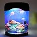 Jellyfish Lamp Aquarium Simulation Background Glowing Night Light Artificial Jellyfish Swimming Tank Color Changing Mood Lighting Home Decoration Birthday Gift for Kids