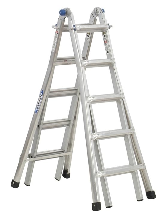 Werner MT22 300Pound Duty Rating Telescoping MultiLadder, 22Foot