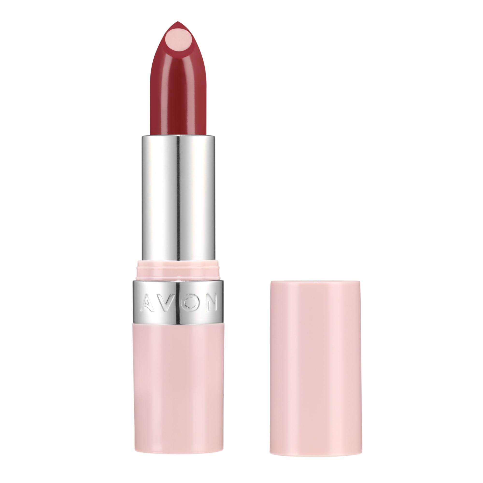 Avon Hydramatic Shine Lipstick 3.6g, Hydrating Intense Colour, SPF 20, Plumper and Smoother Looking Lips, Cruelty Free, Hydra Shine Scarlet