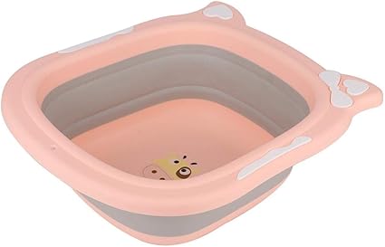 Bebe Lavabo Pliable Dessin Anime Pliant Bebe Cul Lavabo Bassin Extensible Visage Visage Lavabo Pour Bebe Nourrissons Voyage En Plein Air Camping Randonnee Orange Amazon Fr Bebes Puericulture