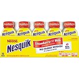 Nesquik Ready to Drink Milk, Strawberry, 8 Ounce, 10 Count