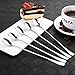 Hibery Long Handle Iced Tea Spoons, Ice Cream Spoon, Coffee Spoon, Stainless Steel Cocktail Mixing Spoon Long Teaspoons, 2 Style, Set of 10
