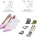 Fibee Heel Grips Shoe Pads Ball Of Foot Inserts High Heel Foot Cushions Soft Gel Toe Insole liners Shoe Too Big (Clear)