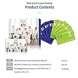 Mediheal X BTS Facial Mask Sheet Special Set/Mask Sheet 10ea + BTS Photocard 14ea (01 Hydrating Moisture Care)