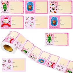 Outus 500 Pieces Christmas Tags Christmas Santa