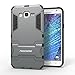 J7 Case, Galaxy J7 Case, Pasonomi® [Heavy Duty] [Shock-Absorption] [Kickstand Feature] Hybrid Dual Layer Armor Defender Full Body Protective Case Cover for Samsung Galaxy J7 2015 (Kickstand Series Grey)