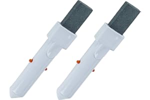 ATIE Pool Pumice Stone with EZ-Clip Handle to Reomve Erase Rust Stain Spot in Concrete Plaster Pool Spa and Calcium Deposit on Pool Tile (2 Pack)