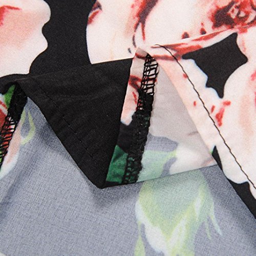 Summer Dress,Clearance! AgrinTol Women Casual Vintage Printing Bodycon Sleeveless Evening Party Prom Swing Dress (M, Black1) - Thumbnail 7