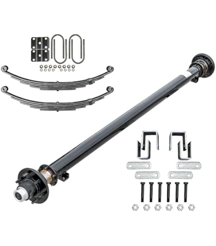 Amazon.com: 6k TK Trailer Axle - 6000 lb Idler 6 Lug, 73